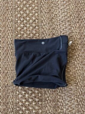 lululemon athletica Black outdoor running neck scarf